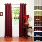 Burgundy Grommet Top Thermal Insulate...