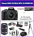 Canon Rebel XS 10.1MP Digital SLR Camera with EF-S 18-55mm f/3.5-5.6 IS Lens & Canon EF-S 55-250MM IS Lens With Best Value Accessory Package Includes Vertical Shutter release battery Grip, 2 Extra Extended Life LP-E5 Battery Packs, Remote Shutter Release, 4GB SD Memory Card, Protective 58MM UV Filter & More