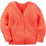 Carter's(カーターズ) Vネックテクスチャーカーディガン オレンジ トップスカーディガン 9ヶ月【並行輸入】
