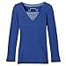 Moss BG V Neck Knit Top - Blue