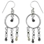 Girl Sterling Silver Handcrafted Earring 2.5 inches (ers235)