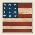 Grand Old Flag AMERICANA New Stone Coaster Set of 4