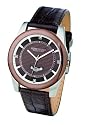 Kenneth Cole Herrenarmbanduhr BRUIN Leder Edelstahl Datum KC1456