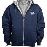 Reebok Nashville Predators Craftsman Thermal Lined Hooded Sweatshirt Medium
