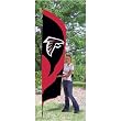 Atlanta Falcons NFL Applique & Embroidered Tall Team Flag (102"x30")