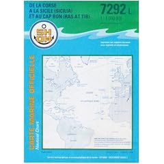 Carte marine : De la Corse � la Sicile