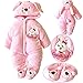 Newborn Baby Clothes Girls Boys Romper Winter Jumpsuit Thicken Cotton