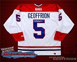 Bernie Geoffrion Autographed/Hand Signed Montreal Canadiens White Jersey