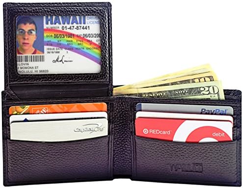 Modern RFID Blocking Wallet - Best Leather Bifold Wallet For Men