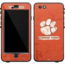 Clemson University Lifeproof Nuud iPhone 6 Plus Skin - Clemson Tigers Vintage Vinyl Decal Skin For Your Lifeproof Nuud iPhone 6 Plus
