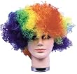 Theatre Costumes Accessory Wigs Wig Curley Clown Rainbow One Size