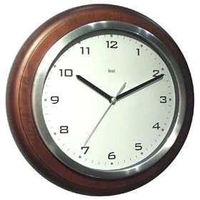 Bai Design BAI.346.GO Gotham Wooden Modern Wall Clock