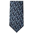 Lacrose Players - Blue Lacrosse Silk Tie