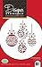 Christmas Balls Cake Stencil Top by Designer Stencils