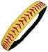 Softball Headbands U PICK YOUR COLOR - Leather with Stitching for Seam Fastpitch Stretch Elastic Sport and Fashion Headband by Kenz Laurenz