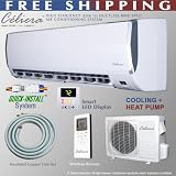 Amvent 12000 BTU 1 Ton Ductless Wall Mount Mini Split Room Air Conditioner AC Conditioning Cooling System Unit