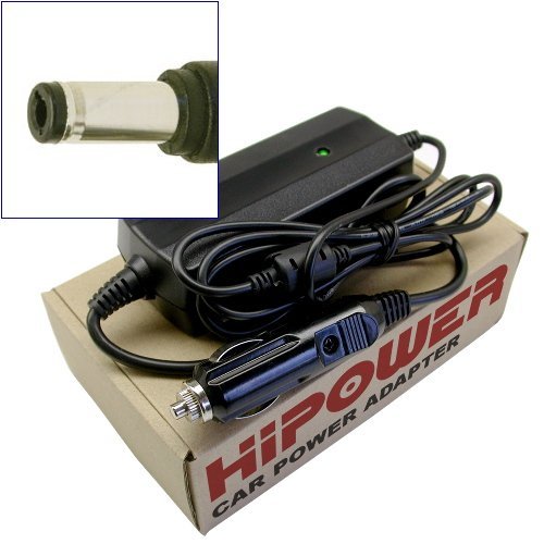 Hipower DC Car Automobile Power Adapter Charger For Twinhead Durabook E12B, E12K, E14, E14A, E14B, 222, 2300, 2380, 266DTZP, H12Y, MT10, P14S Laptop Notebook Computers