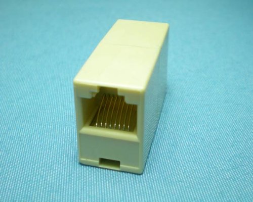 「169」10個セット RJ45 中継コネクター　8極8芯 1to1-525697