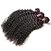 Unice Virgin Hair Unprocessed Virgin Hair Brazilian Curly Hair 3 Bundles 100 Human Hair Extensions Natural Black Can Be Dyed