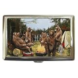 Limited Edition Violano Cigarette Money Case Bears Camping