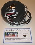Mike Jenkins Autographed/Hand Signed/Autographed Atlanta Falcons Mini Helmet