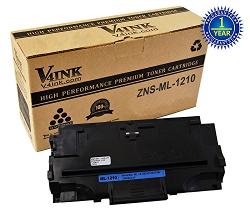 V4INK ® New Compatible Samsung ML-1210 Toner Cartridge-Black for SAMSUNG ML1010/1020/1210/1220/1250/1430 /SF-550/Lermark E210/Xerox Phaser 3110/3210 Series