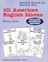 Listen and Learn 101 American English Idioms with Book (Listen & Learn)