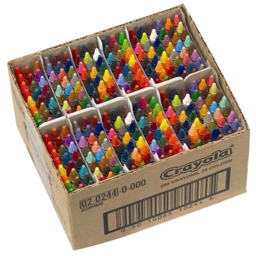 Childrens Toyshop  Toys : Crayola 288 Assorted Crayons Class Pack