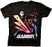 X-Men Gambit Gambitron Mutant Black T-shirt Tee