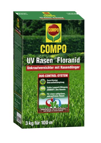Compo 13300 Floranid Rasend&uuml;nger mit Unkrautvernichter 1.5 kg f&uuml;r 50 m2