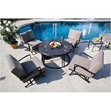 Girotavolo Granite Top Lounge Set