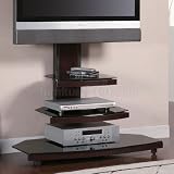 Wood and Glass TV Stand by Coaster
