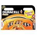Duracell Batterie Plus Mignon AA (LR6) 1,5V im 12er Sonderpack