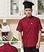 Fashion Restaurant Cook Jacket Service Waiter Coat Short sleeves