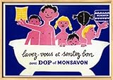 Raymond Savignac/サヴィニャック《Dop monsavon/ZRS-10187》☆額付インテリアアートポスター通販☆-