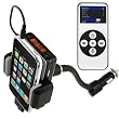 Wireless Automobile FM Transmitter + Car Charger + Holder/Dock + REMOTE for iPod Touch Touch 2G Classic Nano 3G 4G 5G Compatible with iPhone 3G 3GS 4G