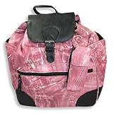 Slightly Irregular Kalencom (Water Damaged) - Great Value & QualityEasy Pak Twill and Vinyl Diaper Backpack, Red Denim (Size Newbornsizes)