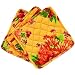 April Cornell Josephine Gold Potholders Set of 3