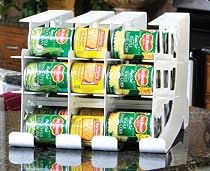 FIFO Can Tracker- Food Storage Canned Foods Organizer/Rotater/Dispenser: Kitchen, Cupboard, Pantry- Rotate Up To 54 Cans