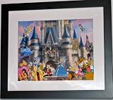 Disney Framed 4 Pin Castle Set (Where Dreams Come True)