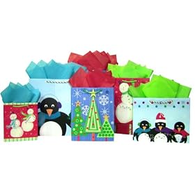 The Gift Wrap Company Holiday Whimsy Gift Bag Assortment