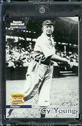 1999 Fleer Sports Illustrated Greats of the Game # 80 Cy Young Boston Red Sox Baseball Card - Mint Condition - Shipped In Protective ScrewDown Display Case!
