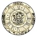 Antique Floral Clock by Vision studio. Size 19.91 inches width by 19.91 inches height...