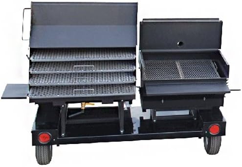 The Good-One The Chuckwagon Natural Wood Smoker and Grill - Trailer Unit