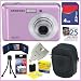 Samsung SL30 10.2 MP Digital Camera in Pink + 4GB Accessory Bundle