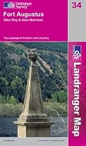 Fort Augustus, Glen Albyn and Glen Roy (OS Landranger Map Series) (OS Landranger Map Series)