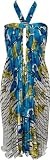 Satin Pleated Short Sleeveless Dress with Striped Butterfly Design ( 3 Colors )