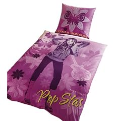 Disney G 15 600 WD43 117 Renforce Bettw�sche Disney's Hannah Montana 135 x 200 cm Bettbezug und 80 x 80 cm Kissenbezug
