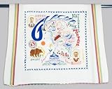 Catstudio Hand-Embroidered Dish Towel - Glacier Park