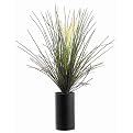 Faux Grass Arrangement in Pot - Green Two-Tone (28")
